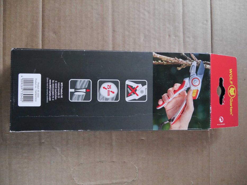 Foarfecă Wolf-Garten RS 5000 tip nicovală – profesionala