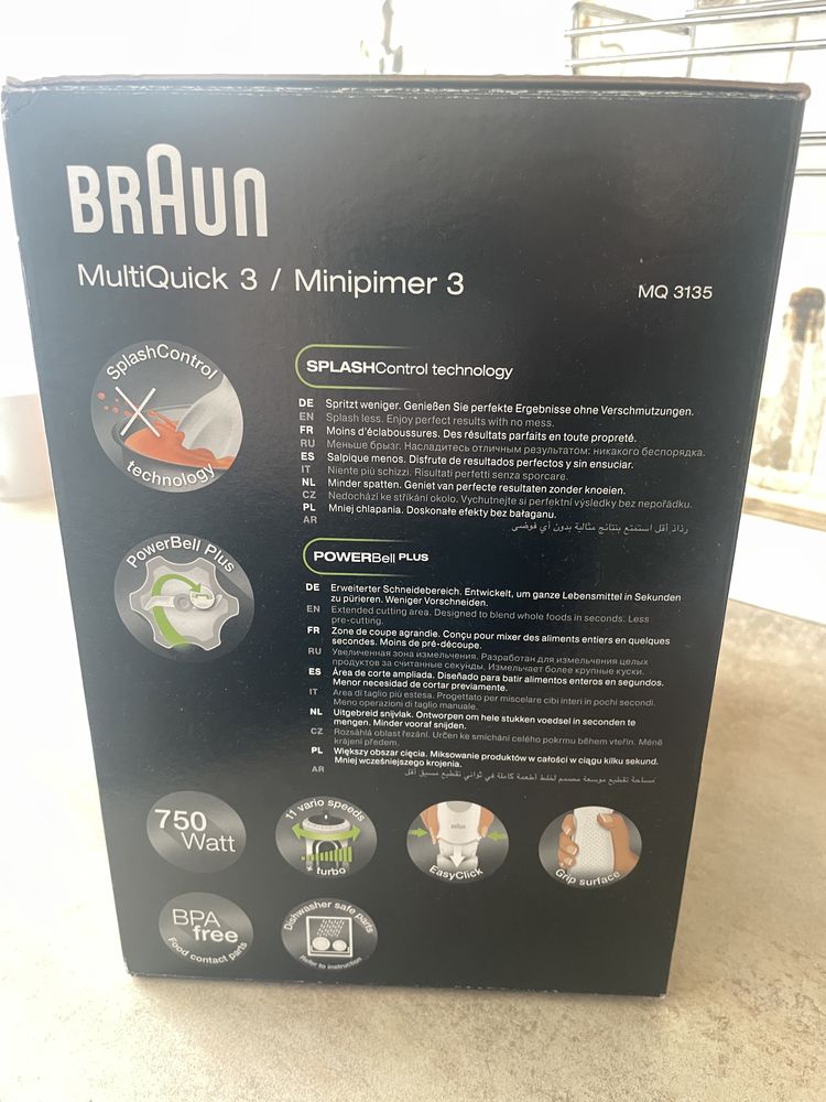 Vand blender  Braun cu multiple accesorii