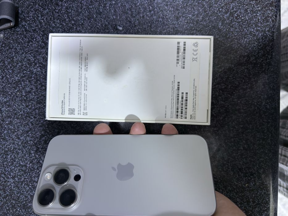 iphone 15 pro max pamit 512g holati ideal karopka dak bor
