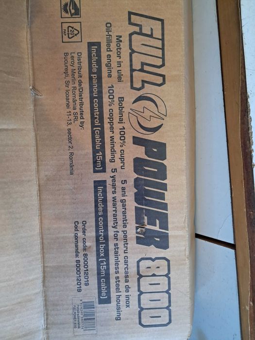 Pompa apa submersibila