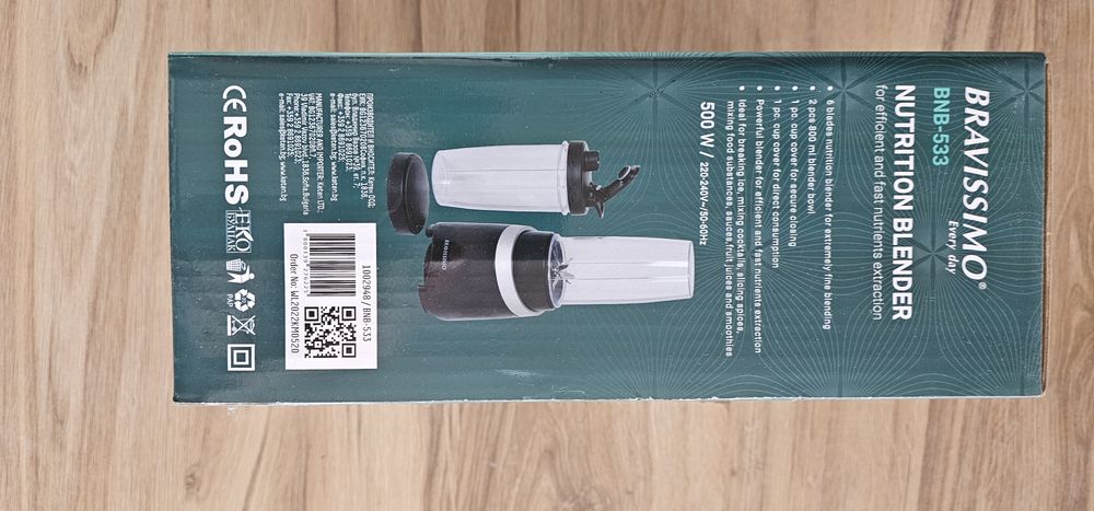 Нутри  блендър Bravissimo