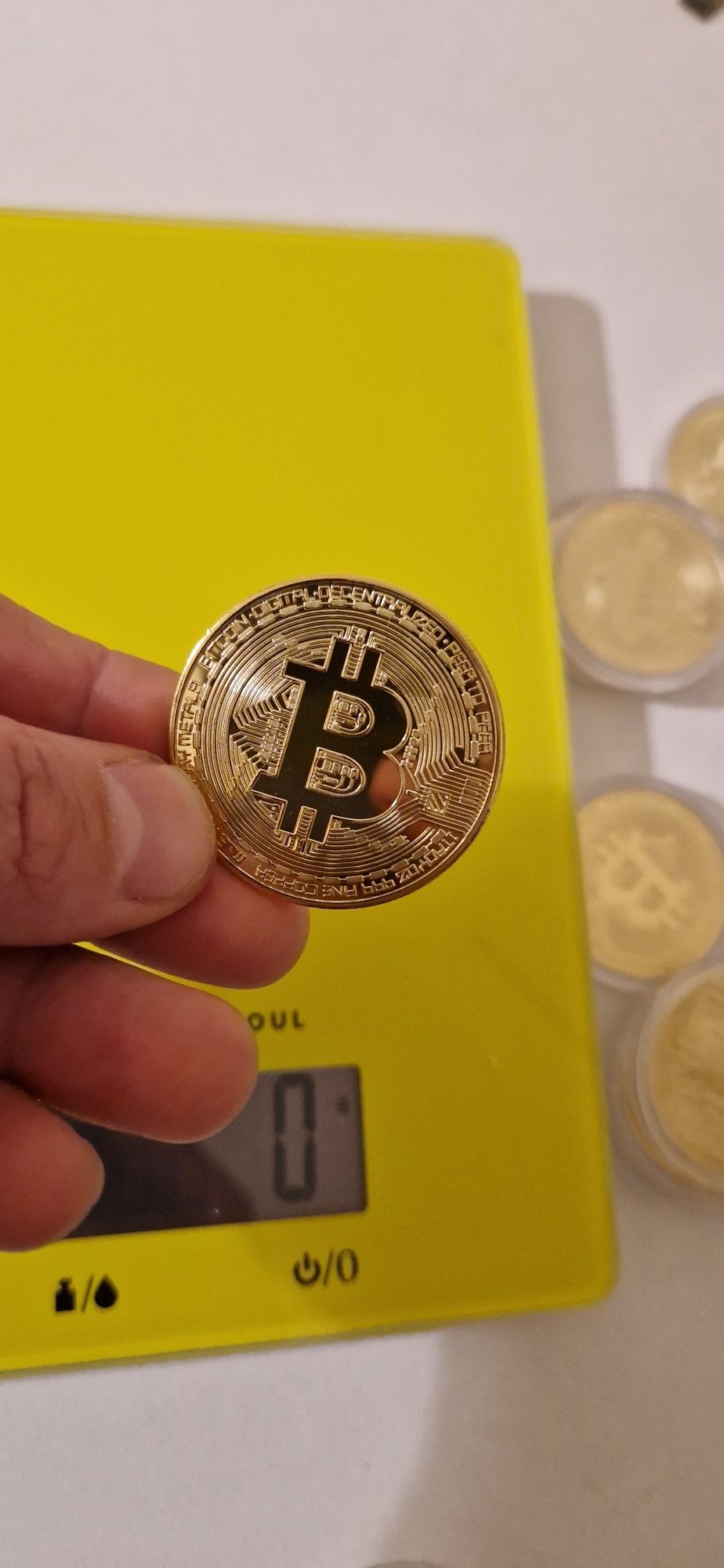 Monede Bitcoin BTC (colecție, suvenir, cadou)