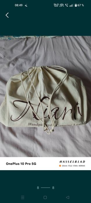 Vând geanta piele natural brand Niarvi