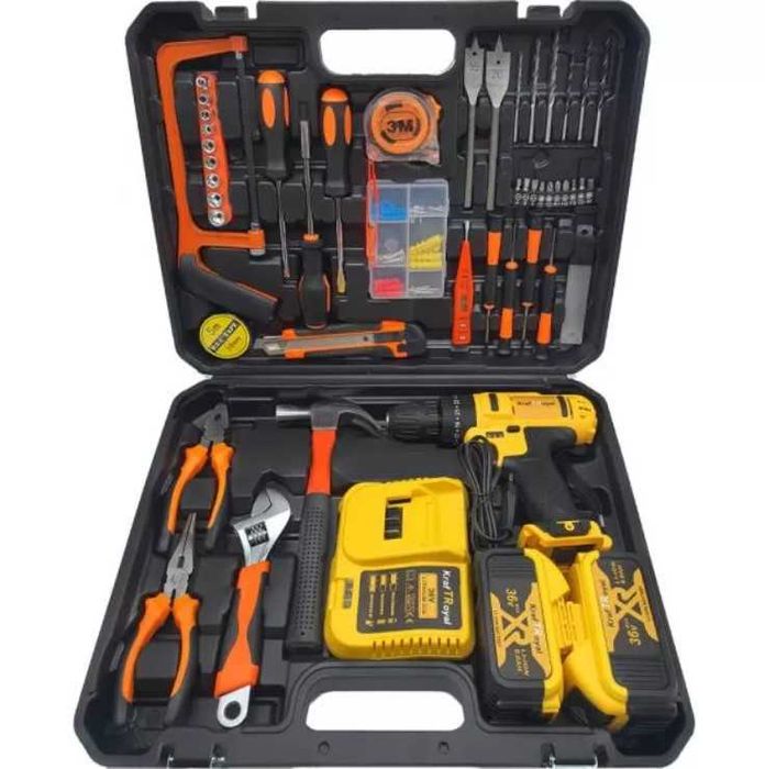 Нов акумулаторен винтоверт макс комплект 36V и 2 батерии 8Аh Роял