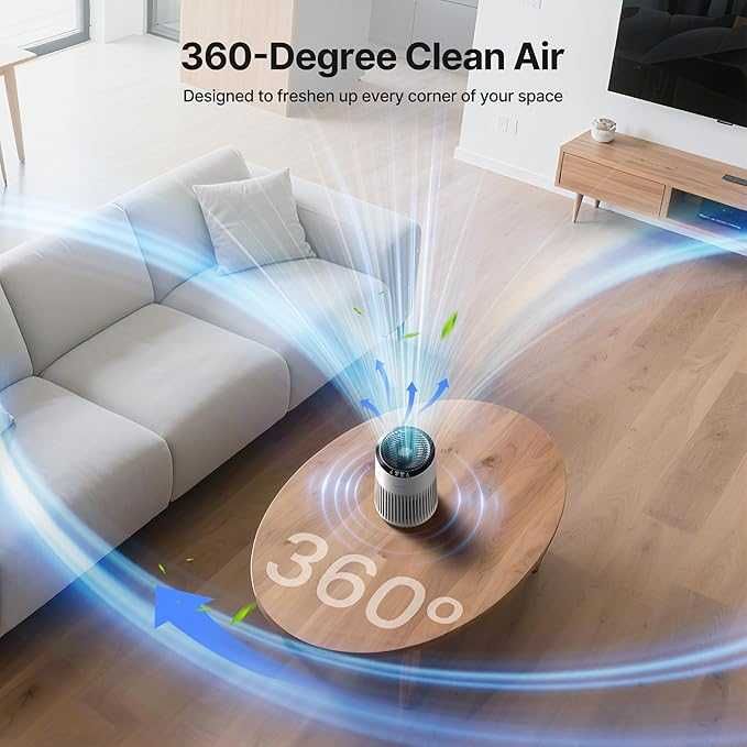 Очиститель воздуха для дома, новый, охват на 21 кв метров