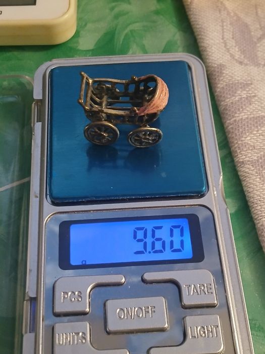 Miniatura argint masiv 800