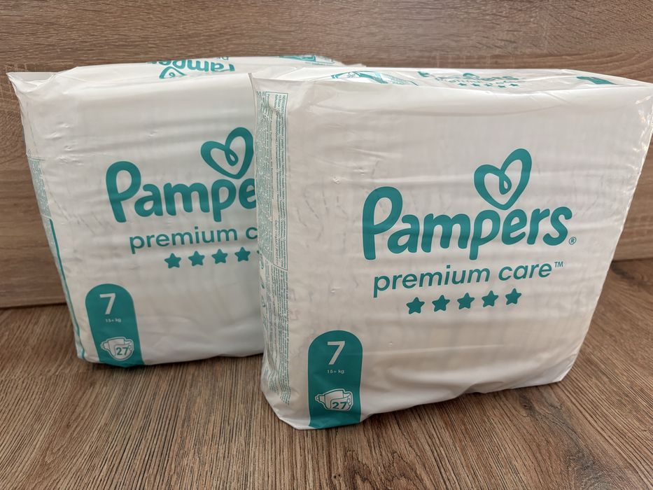 Памперси размер 7 на pampers premium care