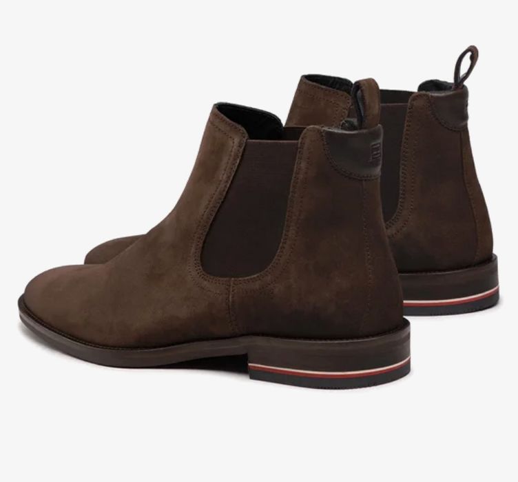 Ghete Chelsea Tommy Hilfiger noi in cutie