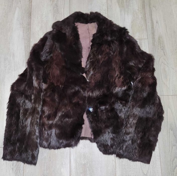 Дамско яке естествена кожа