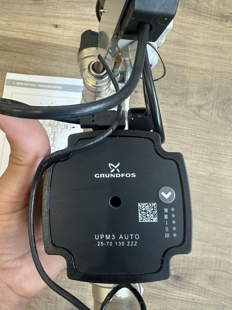 Grup pompare si amestec Purmo TempCo fix eco 3 cu pompa Grundfos