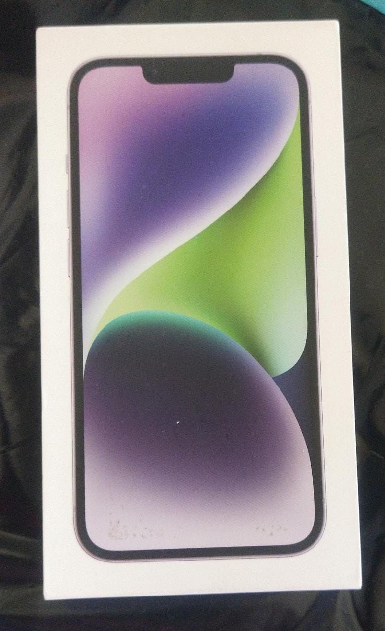 iPhone 14 purple, 128gb, новое, в коробке