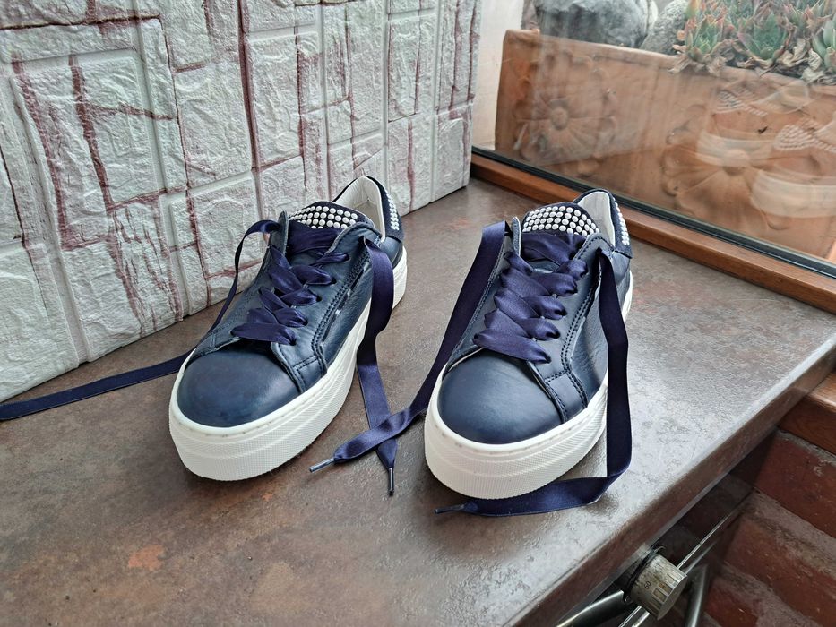 дамски кецове,спортни обувки на платформа,номер38 Нови!кожени