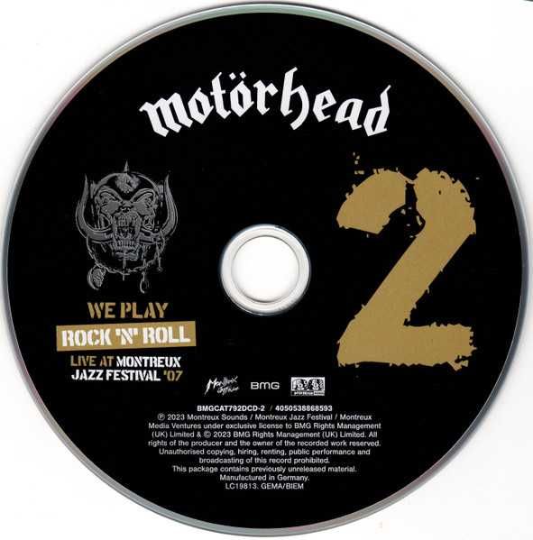 2xCD Motorhead - We Play RockNRoll (Live Montreux Jazz Festival 07)