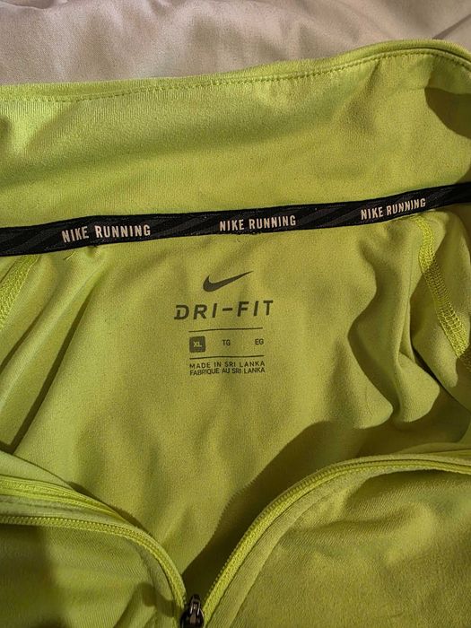 Nike Dri-FIT Running Мъжки Суичър Джърси 1/4 Цип Спорт Раз XL