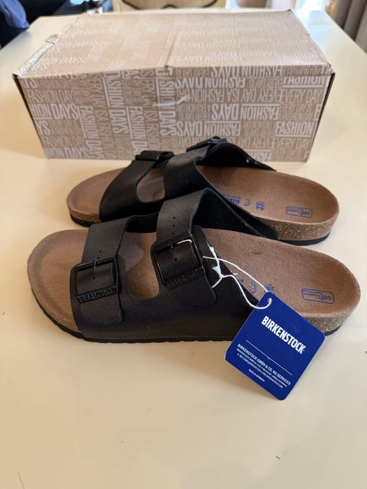 Birkenstock Arizona мъжки черни чехли 44