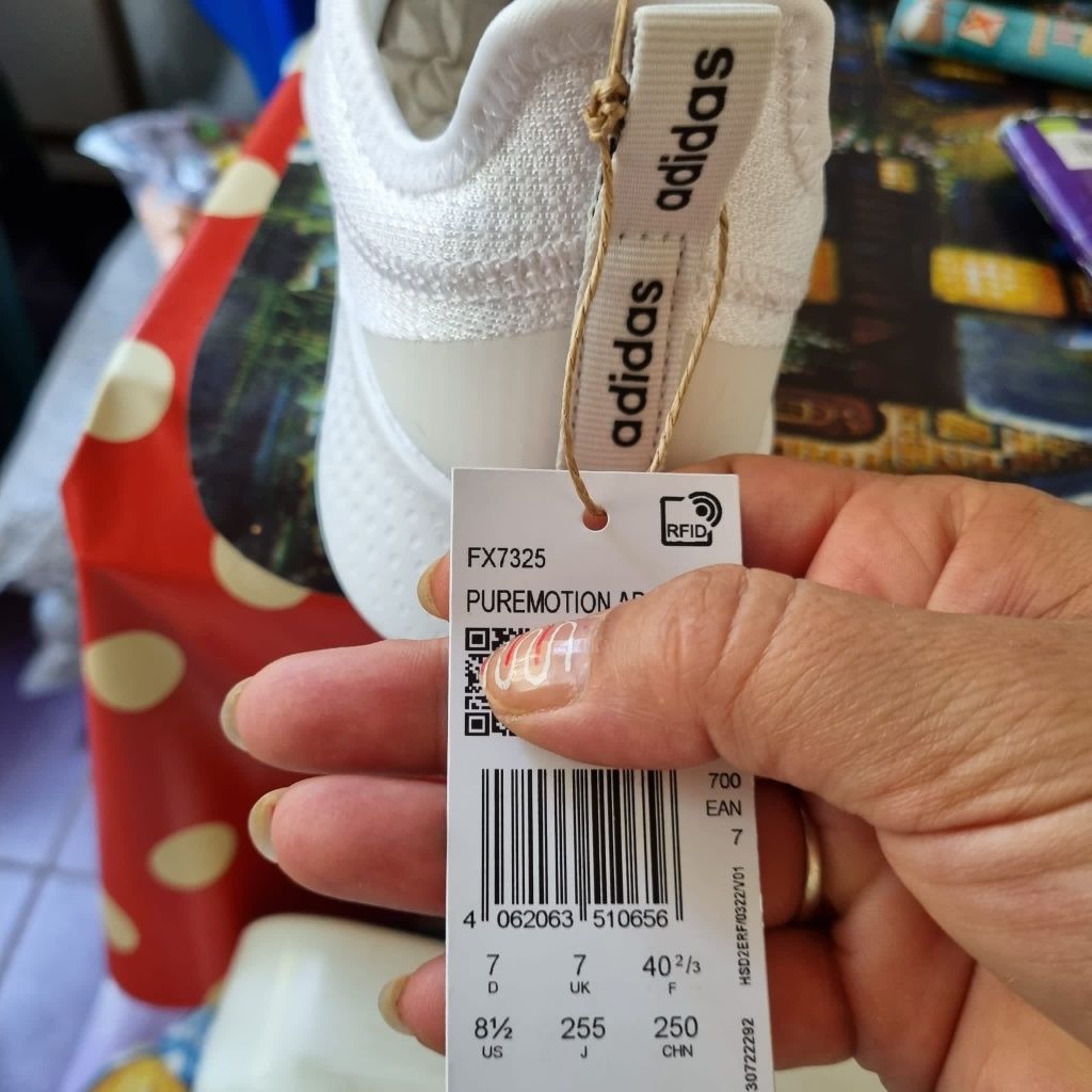 Adidași originali ADIDAS PUREMOTION ADAPT,albi, 40 2/3,noi