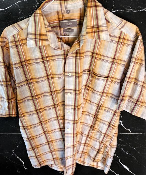 Cămașă Bărbătească în Carouri Finest Tailor • Mărimea M