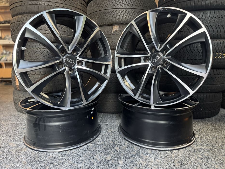 Jante Aliaj 19 5x112 Audi A4 A6 A8 Q5 Negru Diamond Cut