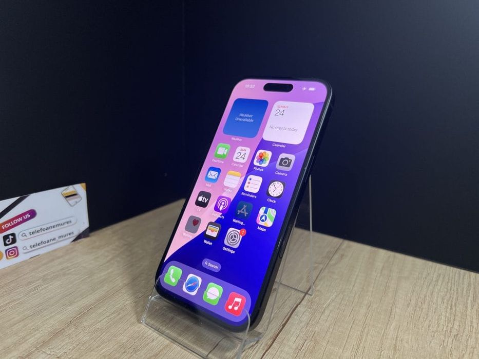 Iphone 16 128Gb Black 3 ani garanție, Telefoane Mureș