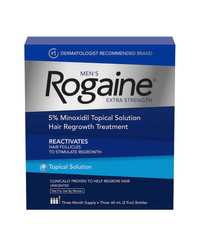 Solutie impotriva caderii parului-Minoxidil Rogaine 5%-3 luni aplicare