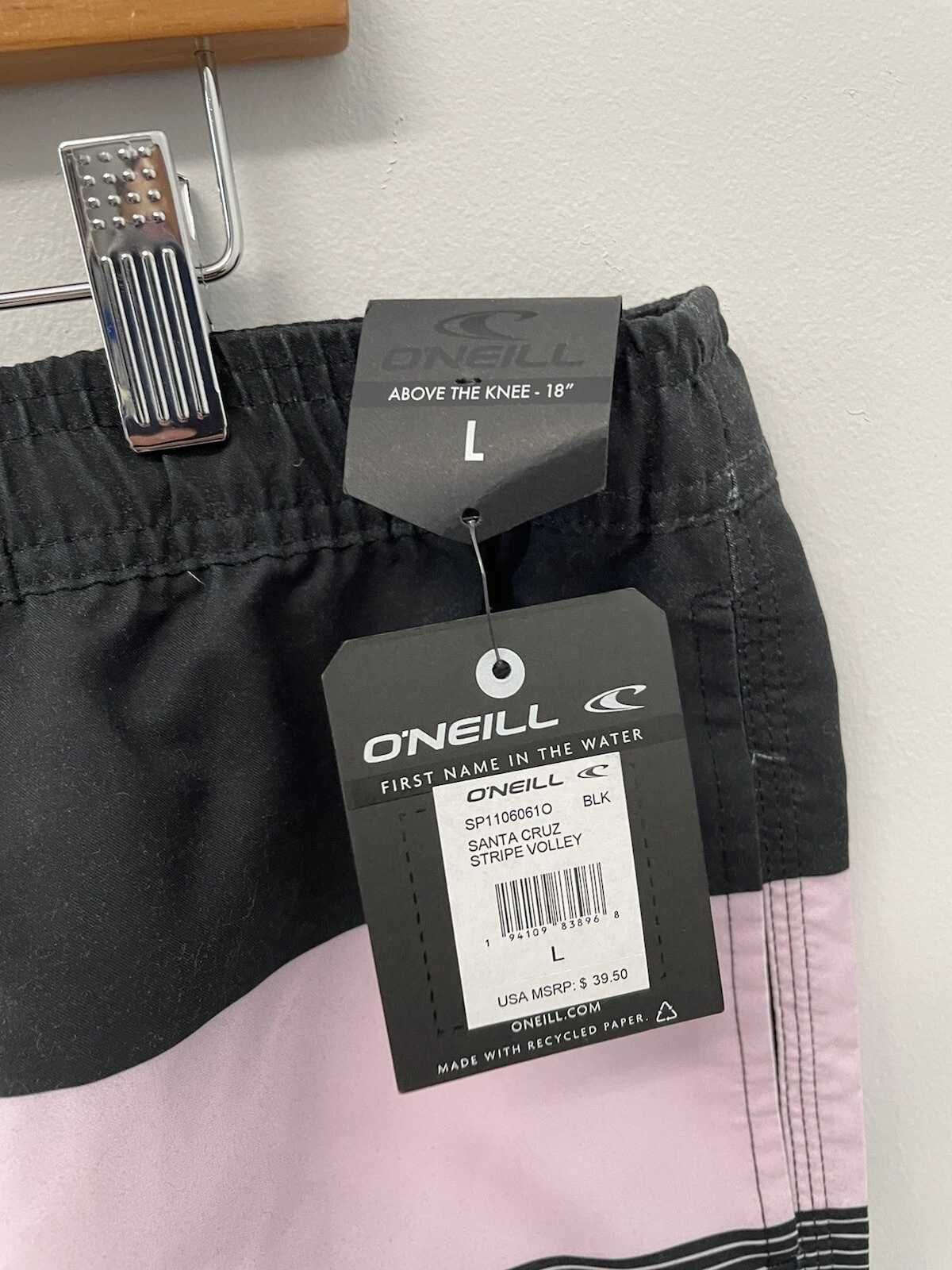 Шорты для плавания O'Neill Santa Cruz Stripe Volley Swim Board Shorts!