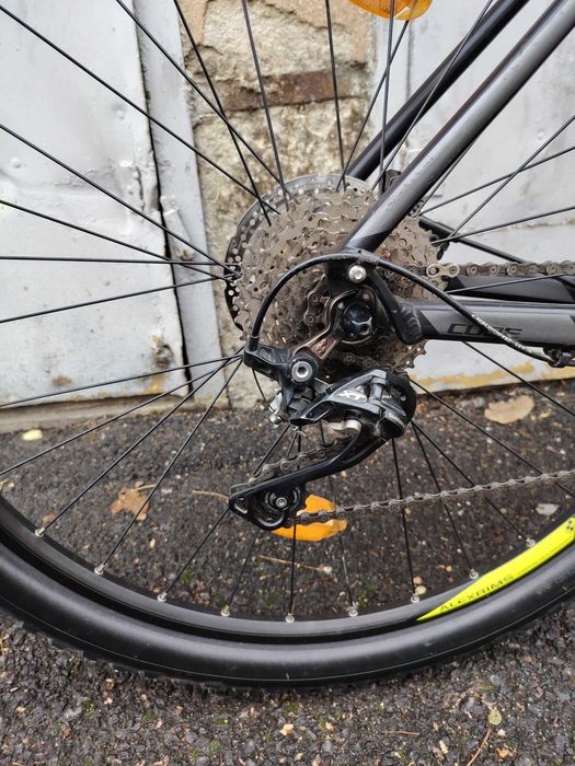 Vând bicicletă Cube Acid 2x29" gri închis/galben