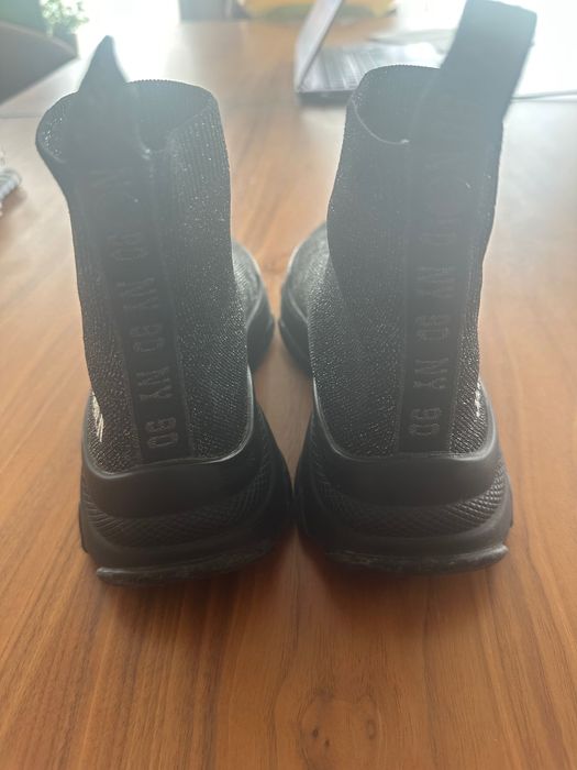 Страхотни сникърси Steve Madden-тъмно сребристо