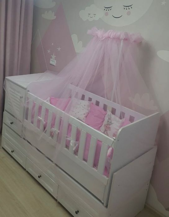 Детская кроватка 3в1