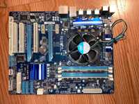 Placa baza Gigabyte GA-P55A-UD3 + procesor Intel Core i7 870 + 4G ram