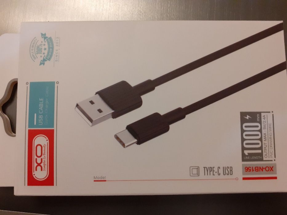 Cablu Date si Incarcare USB la USB Type-C, 1 m .