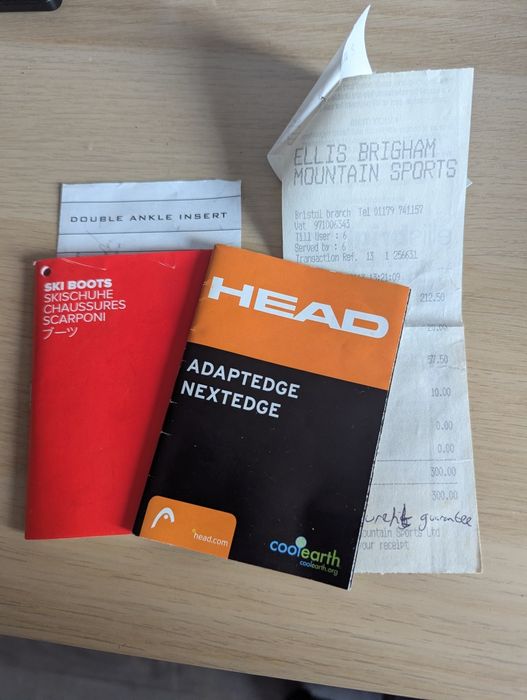 Ски Обувки Head AdaptEdge 100 27/27.5 42-43 Номер