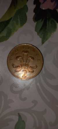 Moneda cu Regina Elisabeth 2