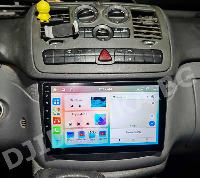 Mercedes C-class W203 Vito Viano мултимедия Android GPS навигация