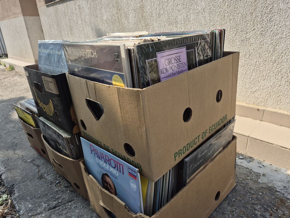 Vând Lot 7500lp Discuri Vinil colectie muzica clasica mixta