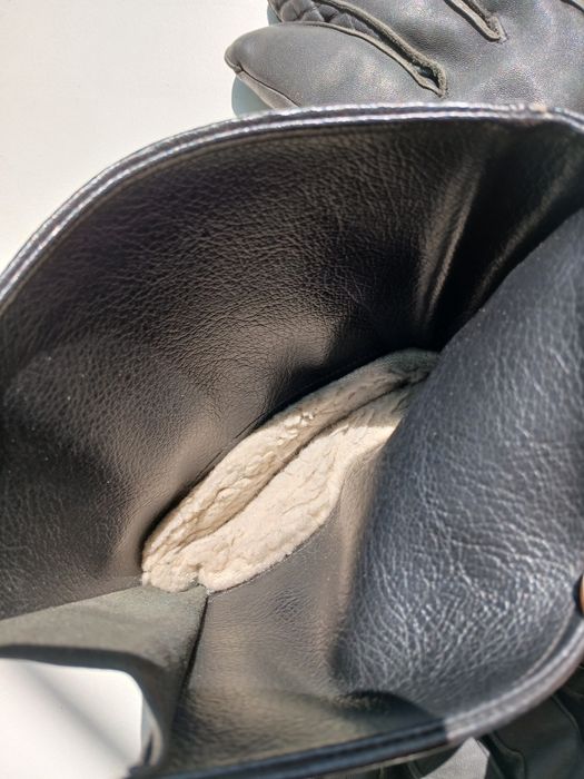 Manusi piele naturala groase și imblanite