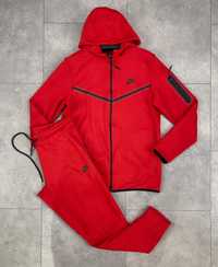 Nike tech fleece Red