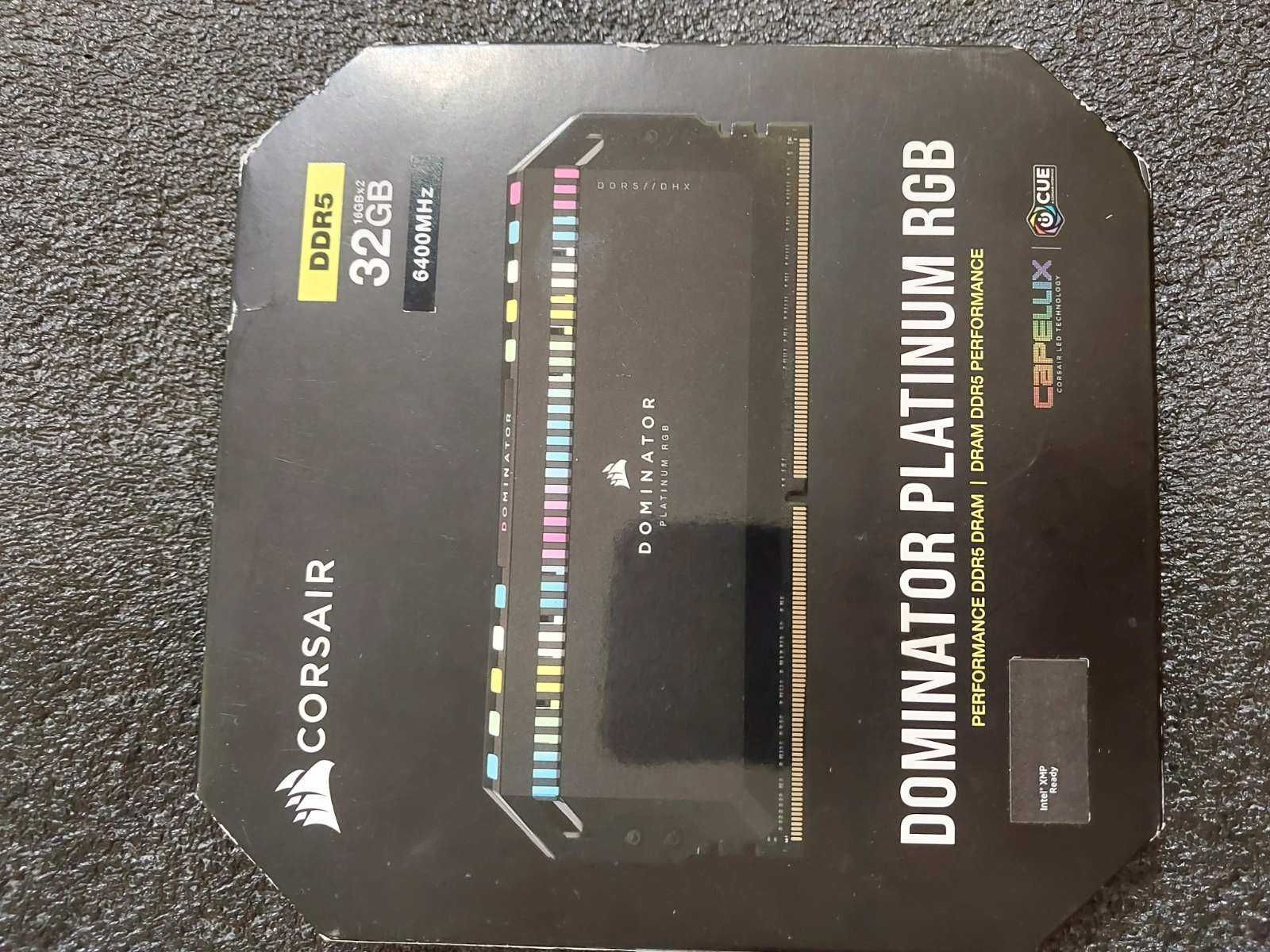 32GB DDR5 Corsair Dominator Platinium RGB 6400Mhz CL32