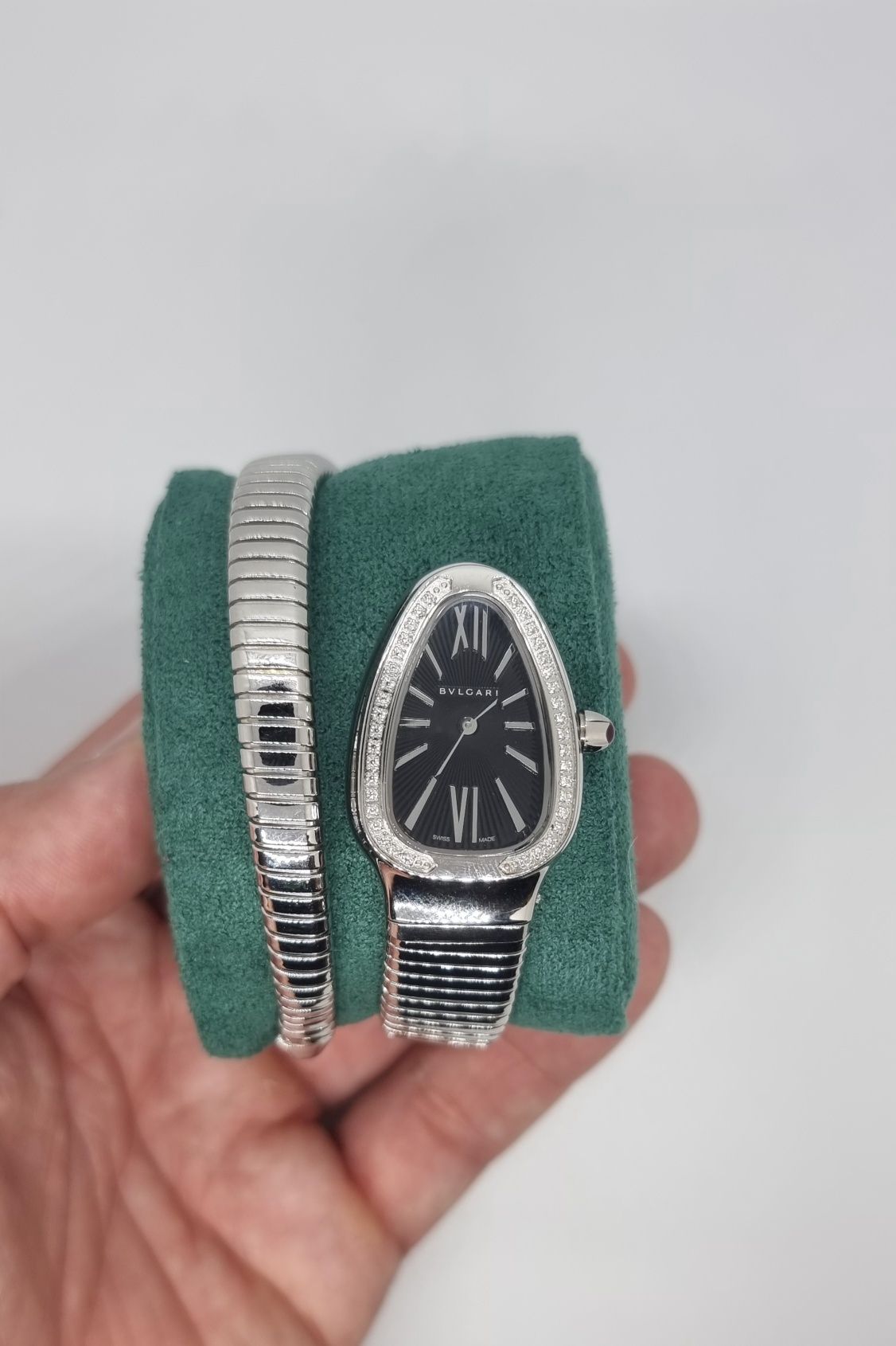 Дамски часовник Bulgari Serpenti Tubogas Watch silver