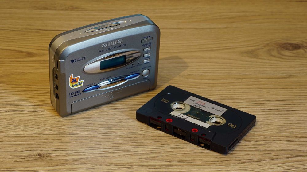 Radio casetofon stereo portabil AIWA HS-RX118 - functional