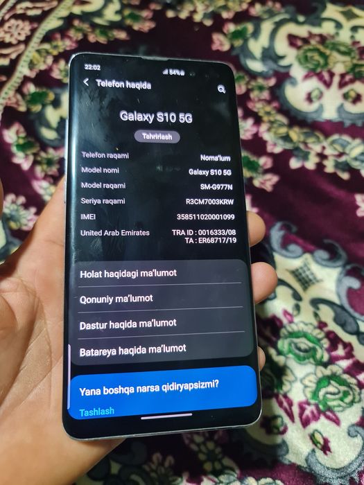 Samsung s10 puls 5g