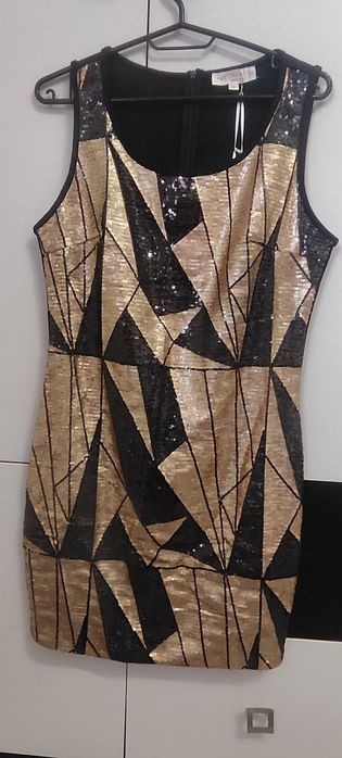 Дамска рокля с пайети