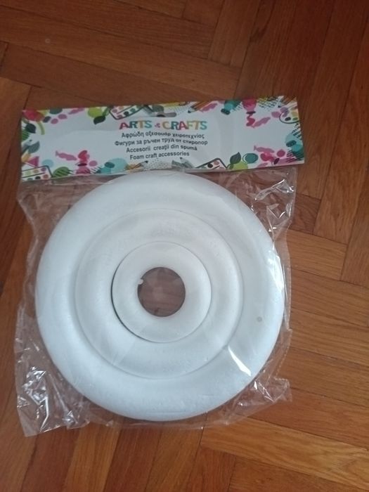 Inele Albe din Spuma pentru Creatii 3buc