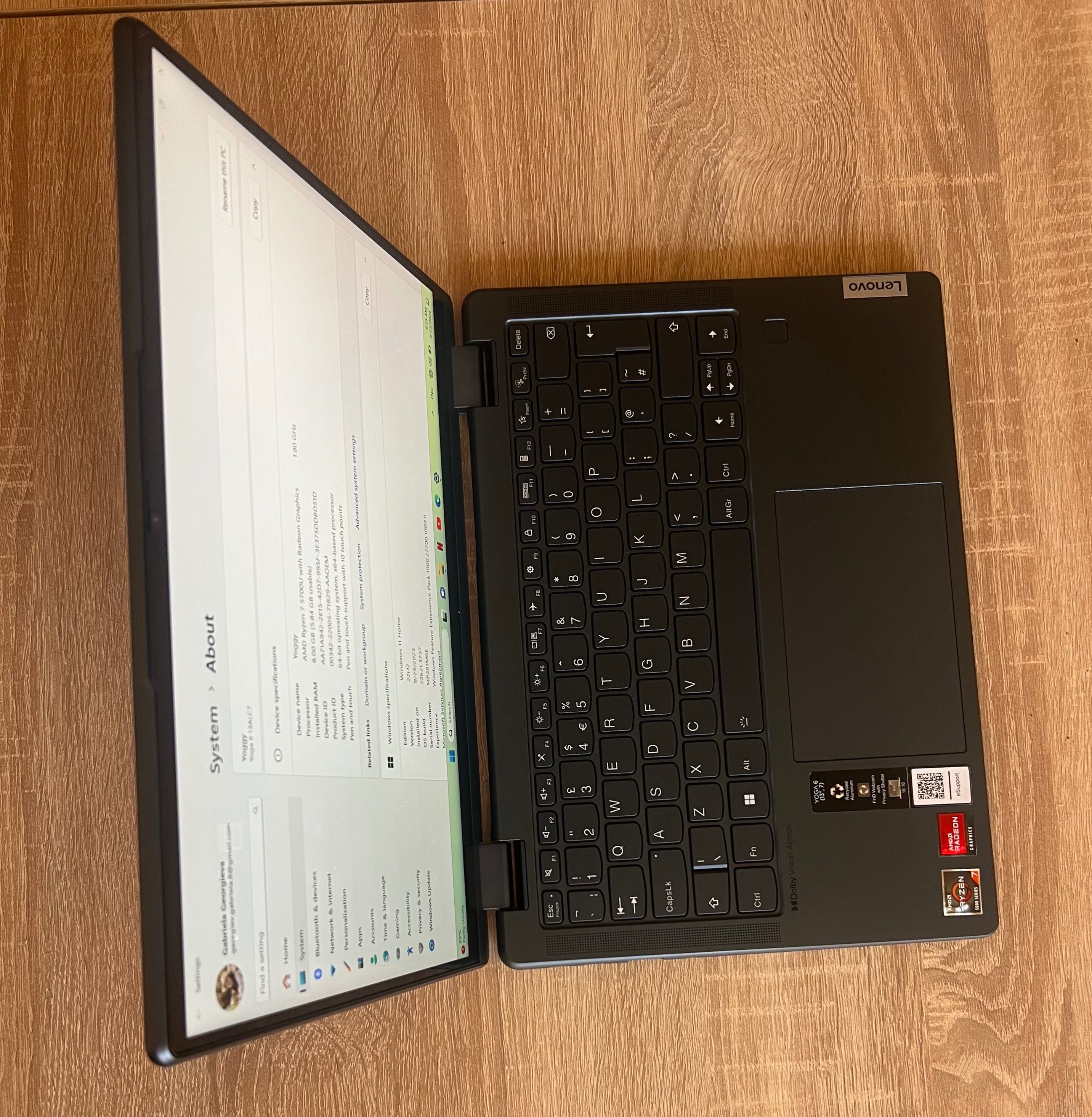 Лаптоп Lenovo Yoga 6
