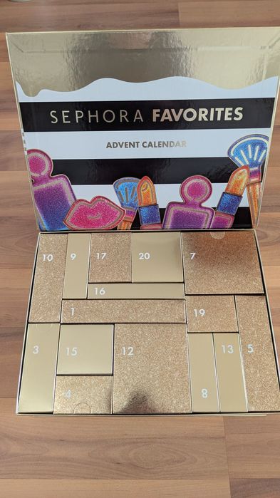 Кутии от Адвент календари  Lancome Sephora, Kiehl's
