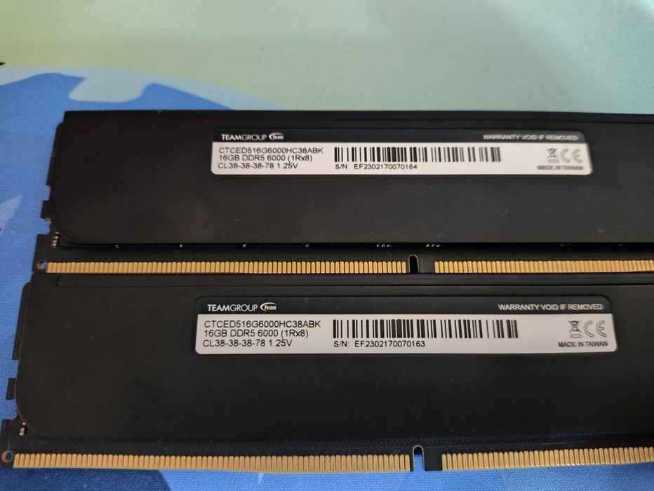 Озу ddr5 2x16gb 6000mhz Teamgroup T-create