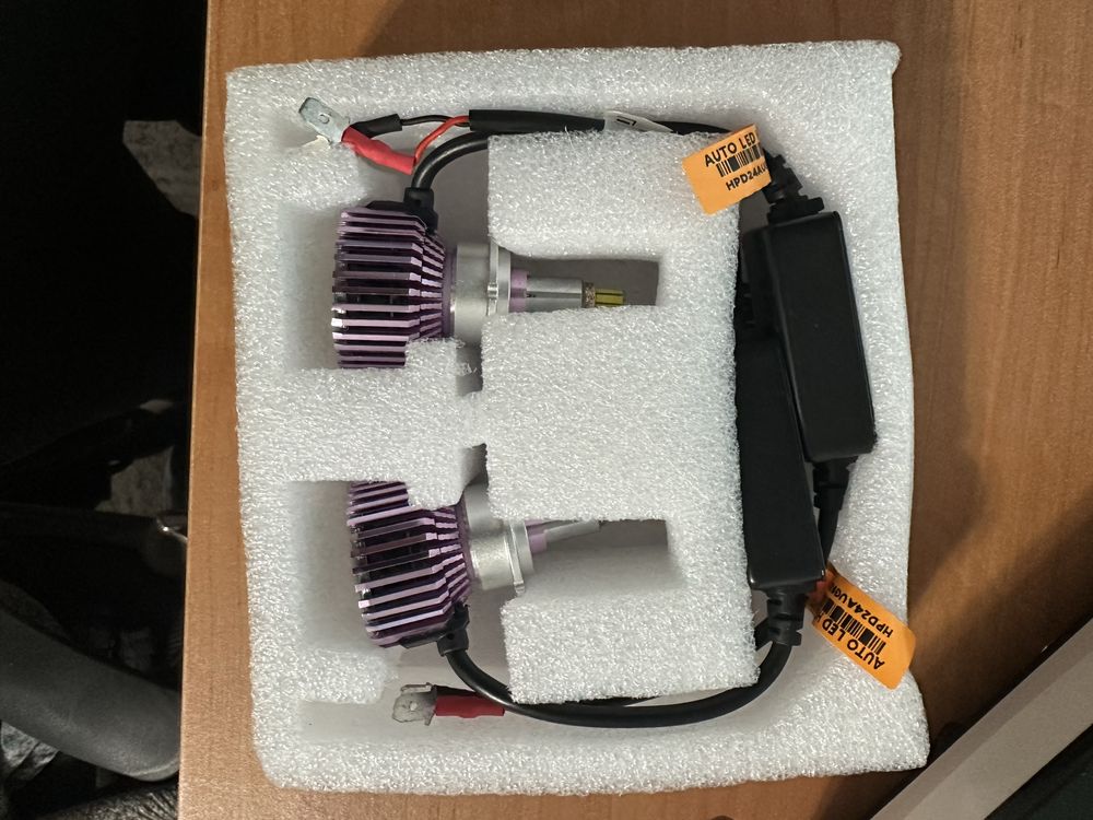 Vand Set Becuri Led D2S Noi 6000K 30000Lumeni