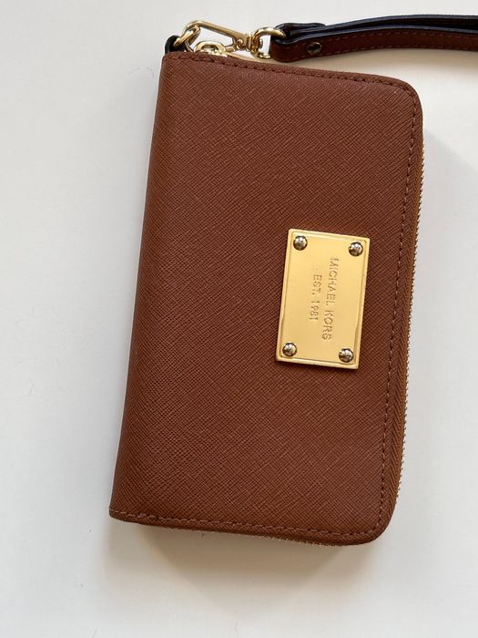 Michael Kors нов дамски портфейл в класическо кафяво