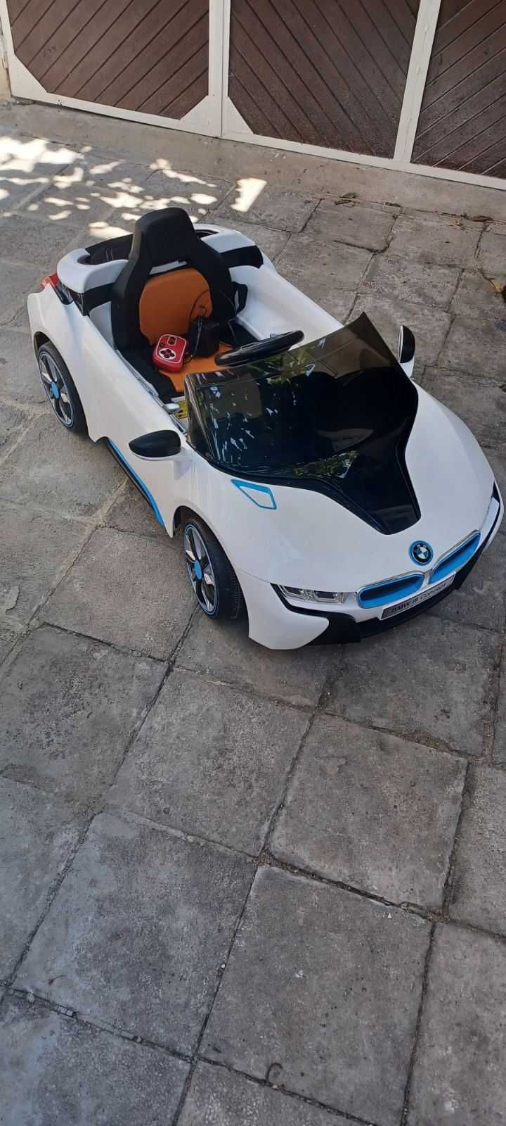 Детска електрическа кола BMW I8 concept, Картинг формула с педали