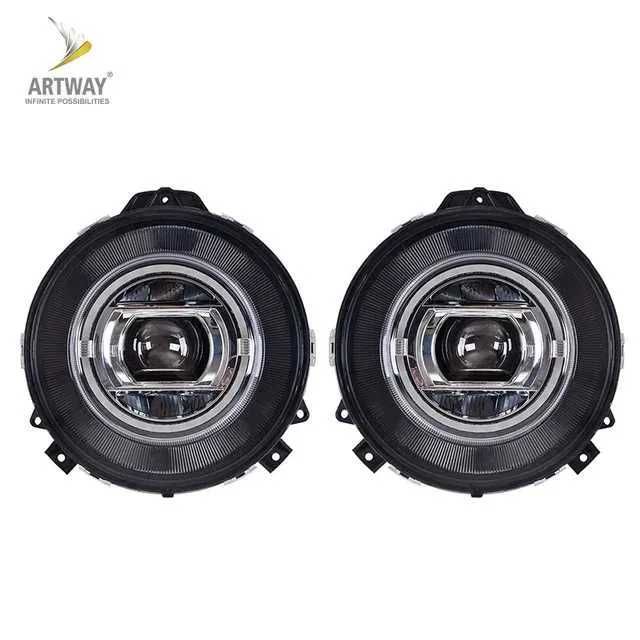 LED фарове с лупи за Mercedes-Benz W463 G-Class – комплект ляв + десен