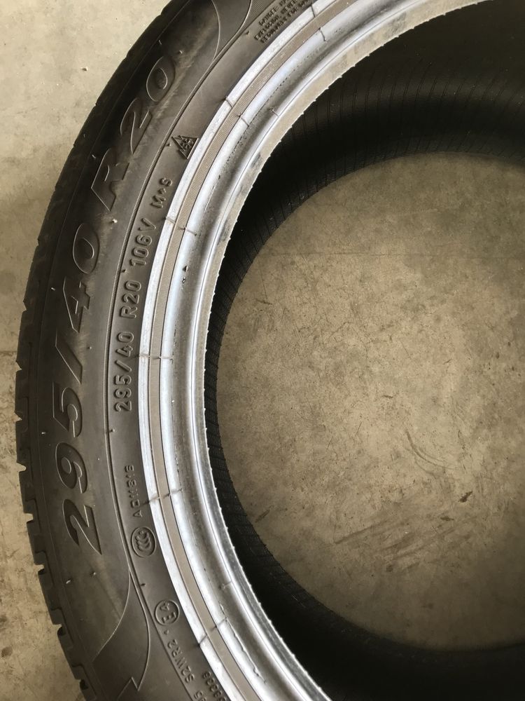 Set Anvelope Cauciucuri M+S Pirelli 265/45R20 cu 295/40R20 Profil 6mm